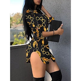 Explosion Shirt Dress